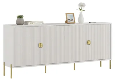 Produktbild von Arpina - Anrichte, 203x49x83h cm Beige, 4 Regale