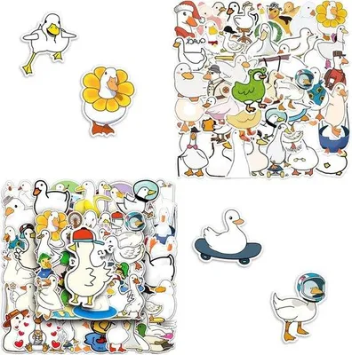 Produktbild von Wasserfeste Entenstickers, 100 Stück, für Kinder
