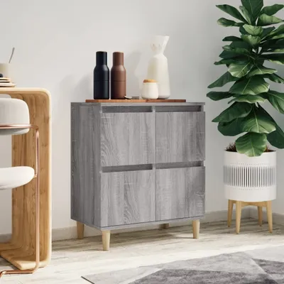 Produktbild von vidaXL Sideboard Grau Sonoma 60x35x70 cm Holzwerkstoff