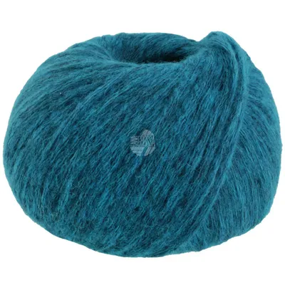 A ball of yarn on a white background.