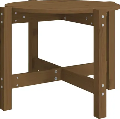 Produktbild von vidaXL Couchtisch Honigbraun Ø 62,5x45 cm Massivholz Kiefer