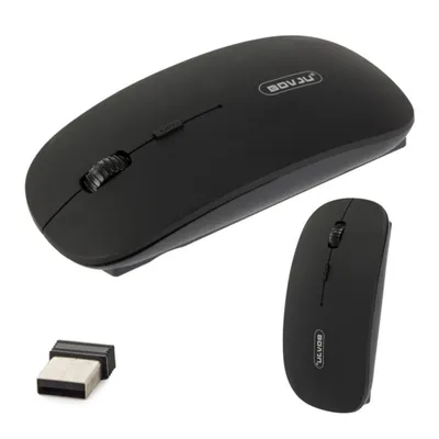 Zdjęcie produktu dla mysz myszka do komputera optyczna bezprzewodowa slim 2,4 ghz