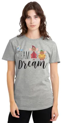 Zdjęcie produktu dla Koszulka Disney "Cinderella Team Dream" z motywem Jaqa i Gusa, kolor: sportowy szary, rozmiar: S