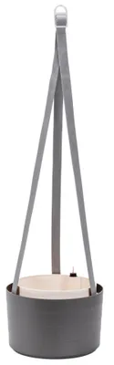 Obrázok produktu pre Samozavlažovací kvetináč závesný Berberis Ø 26 cm antracit a slonová kosť