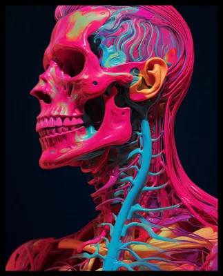 Produktbild von Plakat 40x50cm Anatomie der Farben