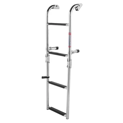 Image de Echelle de bateau 4 marches,Echelle de bateau,Echelle de bateau pliable,Echelle de bateau télescopique,Echelle pliable