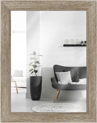 Produktbild von MendeFrames Wandspiegel H690 Vintage 21x29,7 cm cremebraun