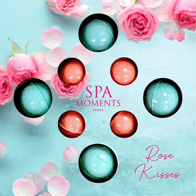 Zdjęcie produktu dla Spa Moments Kule do Kąpieli Rose 4 x 30 g i 4 x 20 g