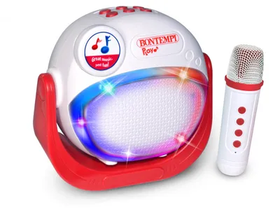 Productafbeelding van Draadloze luidspreker met microfoon en RGB-verlichting, karaoke-functie