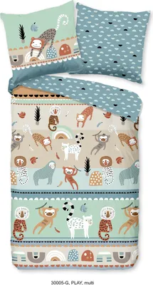 Immagine prodotto di Copripiumino Good Morning 135x200 + 1* 80x80 cm - animali