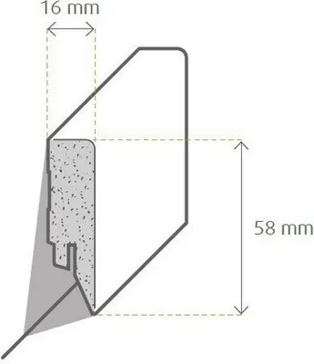 Produktbild von 2,50 m | Sockelleiste Eiche Oslo Braun AC1826 Nachbildung