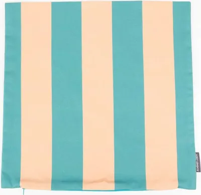 Produktbild von Kissenhülle Streifen apricot-grün – verschiedene Größen – SCHÖNER LEBEN. Größe 40x40cm (HxB) 40x40cm (HxB) Größe
