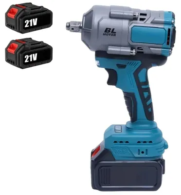 Immagine prodotto di Avvitatore a percussione a batteria, coppia 3000 N·m, regolazione della velocità variabile, con 2 batterie, UE