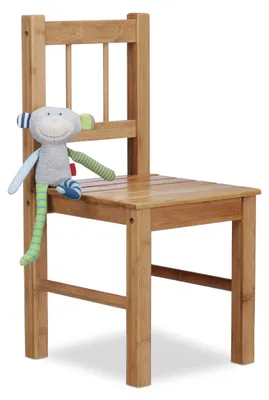 Produktbild von Holzhochstuhl aus Bambus für Kinder, Multifunktional