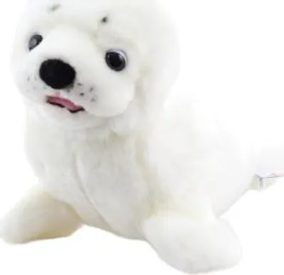 Obrázek produktu pro Plyš Tuleň bílý 20 cm Eco-friendly