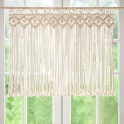 Immagine prodotto di Tenda intrecciata in stile boho 89x66 cm per decorazioni da esterno
