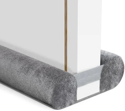 Obrázok produktu pre Dverové tesnenie 60-75 cm, sivá, proti chladu, bez lepidla