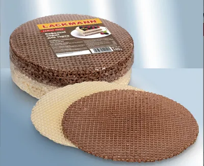 Produktbild von Waffeltortenboden mit Kakaogeschmack 140g Lekorna