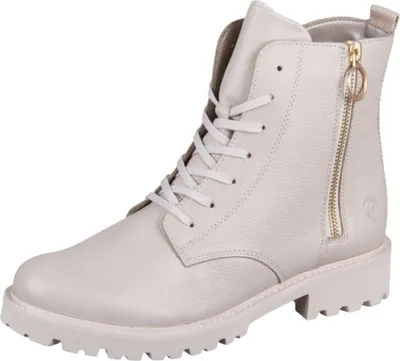 A single white boot is shown against a white background.