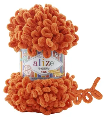 Produktbild von Alize Puffy Fine 6 Strickgarn für einfaches Stricken ohne Nadeln, 14 m / 100 g