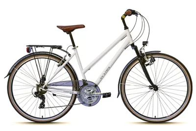 Produktbild von WYNN Trekkingrad 28 Zoll TRK1.0 weiß Rahmenhöhe 48 cm Damen 21 Gänge V-Brake
