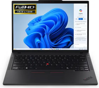 Produktbild von Lenovo ThinkPad T14 G5 Notebook 14" WUXGA Intel® Core™ Ultra 7 155U @4,8GHz 32GB DDR5 1TB NVMe SSD Intel® Graphics Windows 11 Laptop