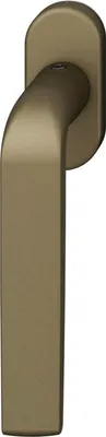 Produktbild von FSB Fenstergriff 341267 - Griff auf ovaler Rosette, Aluminium mittelbronze