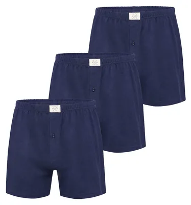 Produktbild von MG-1 Herren Boxer Jersey Loose Fit 3-Pack navy - Größe 4XL