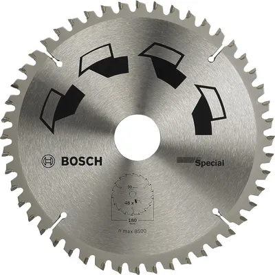 Produktbild von BOSCH HM Kreissägeblatt 180 mm x 30/20mm x 48 Zähne Spezial Multi Material