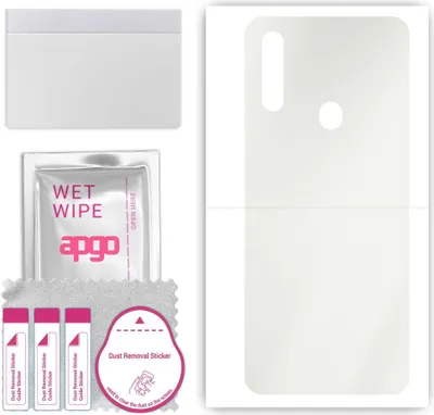 Produktbild von apgo Rückseite Schutzfolie, Matt, kompatibel mit Oppo A8, Hinten Hydrogel-Displayschutzfolie mit Positionierhilfe, kratzfest, einfache Montage