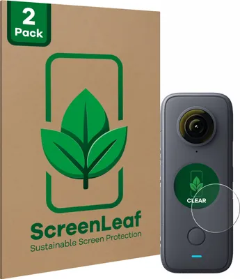 Produktbild von 2x ScreenLeaf Schutzfolie für Insta360 One X2 Displayschutz Display Schutz Folie Klar Transparent