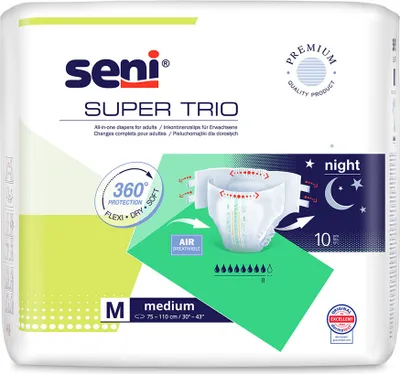 Image de Seni Super Trio Medium - 1 paquet de 10 protections