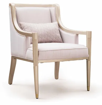 Immagine prodotto di Poltrona da lounge, design moderno. Sedia imbottita, divano a una piazza, struttura in legno, rivestimento in tessuto