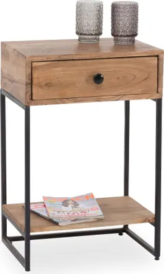 Produktbild von Beistelltisch SANSIBAR NORDERNEY BHT 44x66x30 cm braun Kaffeetisch