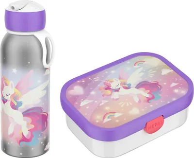 Produktbild von Mepal CAMPUS Lunchset mit Thermoflasche 2-teilig Unicorn Glow (2025)