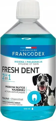 Produktbild von FRANCODEX Fresh dent flüssige Mundhygiene - Hund/Katze Formel - 250ml