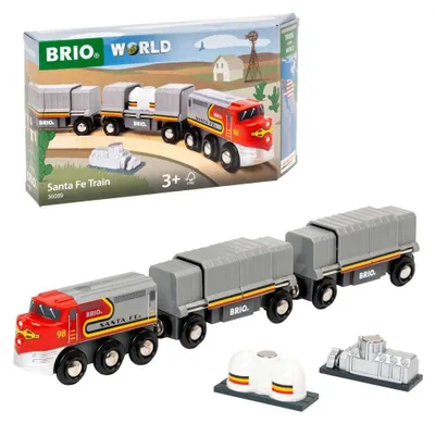 Image de Train BRIO World Santa Fe - Trains du monde