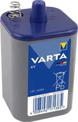 Immagine prodotto di batteria a blocchi da 6 Volt VARTA ''Longlife''