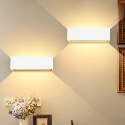 Immagine prodotto di Wall lamp Kingwen 2 pcs 30W 3000K IP65 adjustable white aluminum OS1302B