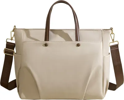 Produktbild von STILVORA Rucksack Laptoptasche, große Kapazität, Business Rucksack, Schultertasche & Handtasche, Business-Umhängetaschestilvoll, vielseitig, Aprikose