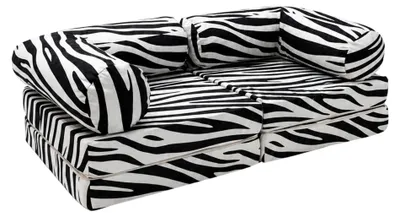 Produktbild von Modulares Kindersofa im Zebramuster – Spielsofa fürs Kinderzimmer
