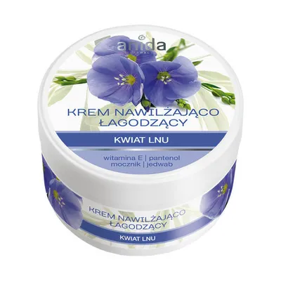 Obrázek produktu pro Anida, Krem nawilżająco-łagodzący, kwiat lnu, 125 ml - Długi termin ważności!