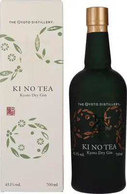 Image de KI NO TEA Kyoto Dry Gin 45,1% Vol. 0,7l en boîte cadeau