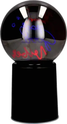 Produktbild von Gift Company Glowmance LED-Leuchtkugel Neonlicht Good vibes schwarz 21cm