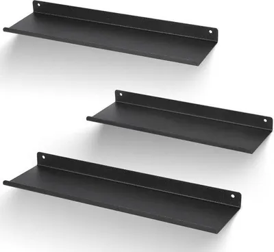 Produktbild von Famanu Wandhalterungen Set von 4 - 10 Zoll, weiß, mit 130 kg Tragkraft