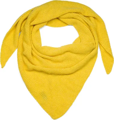 Produktbild von styleBREAKER Damen Strick Dreieckstuch | Weiches Schultertuch mit Reiskorn Muster | Unifarbenes Dreiecktuch aus Wolle Mix |  Italy | 190 x 72 cm