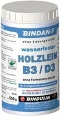 Produktbild von BINDAN-F Holzleim-D3 500 g FlascheB3/D3-Weißleim universell einsetzbar inkl. Pinsel zum Auftragen von E-Com24