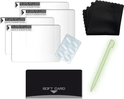 Produktbild von "Brooklyn Screen Set Displayschutz-Folie + leucht Stift für Nintendo DSi Display"