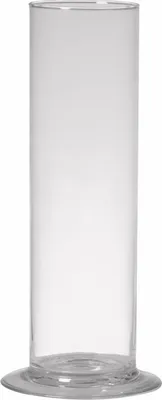 Produktbild von INNA-Glas Einzelblumenvase ABIRAMY aus Glas, Standfuß, klar 20cm, Ø6cm - Stielblumenvase