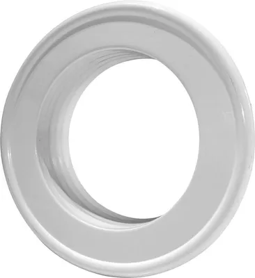 Produktbild von Weiss Lackierte Rosette 130 Mm - Grösse 131